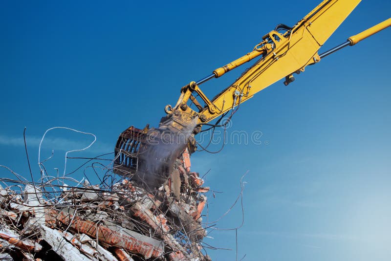 Building demolition stock photo. Image of rubble, industry 25681258