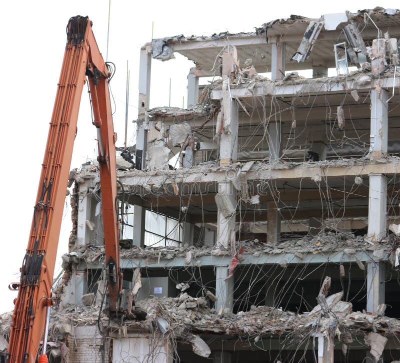 Demolition work stock photo. Image of site, heavy, real 2743750