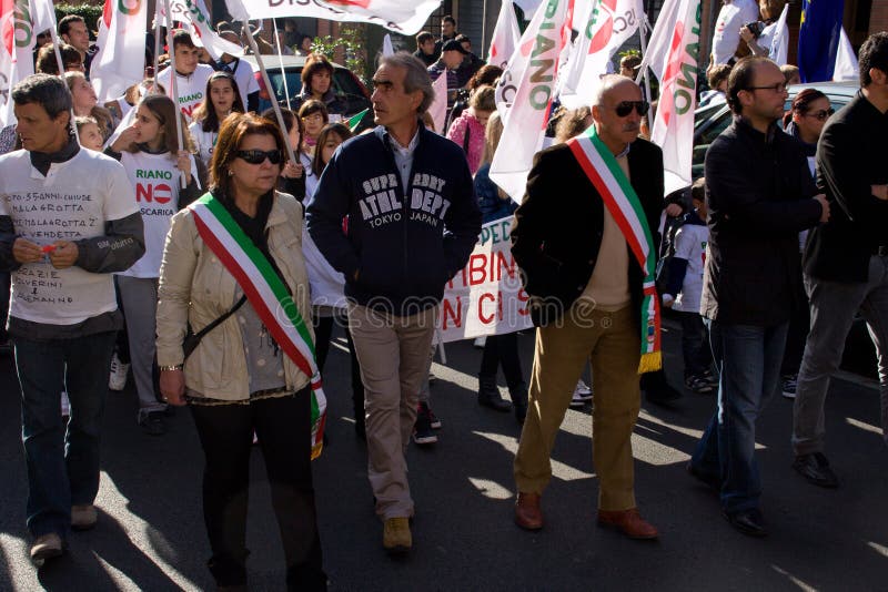 Demonstration Riano 22-OTT-2011 - ROME ITALY