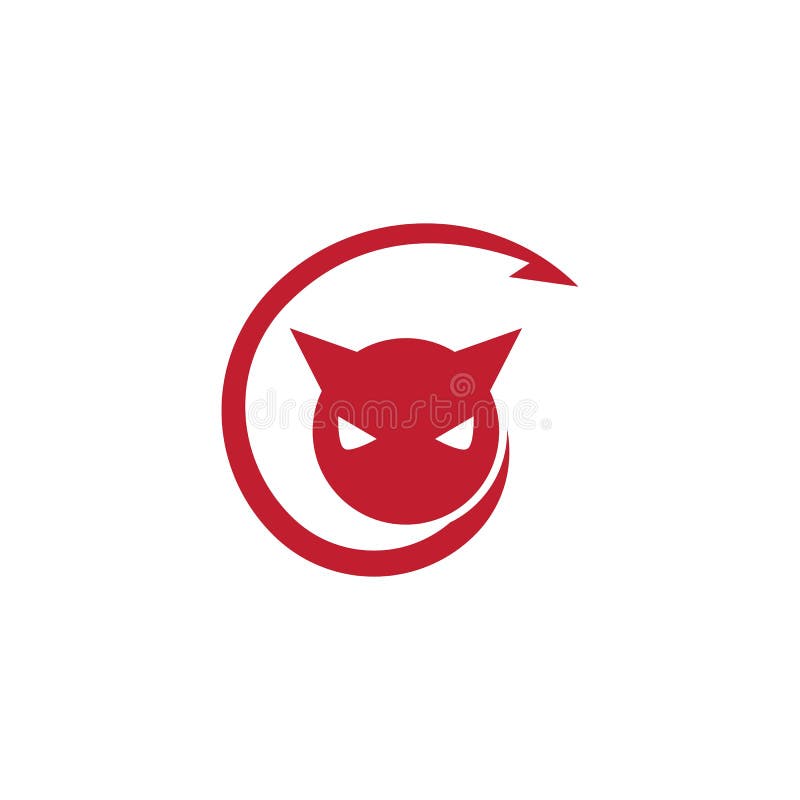 Demonstração do diabo ilustração do vetor