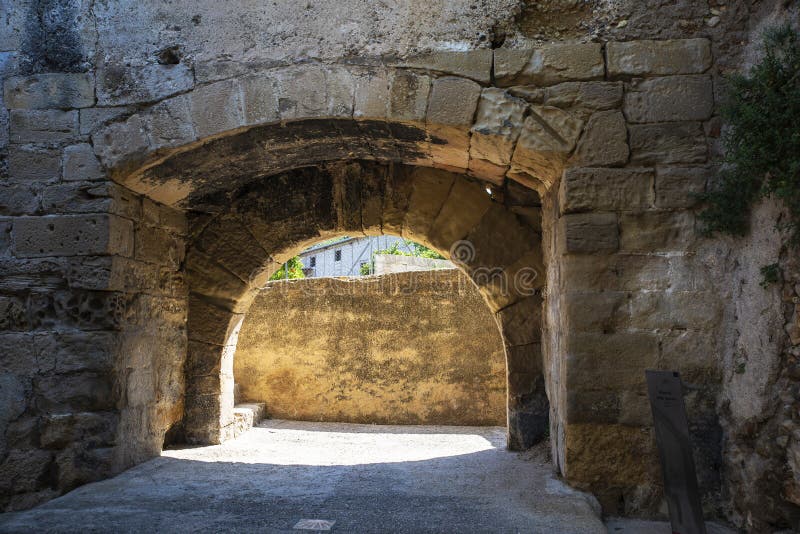Den gamla staden Tortosa tarragona catalonia spain
