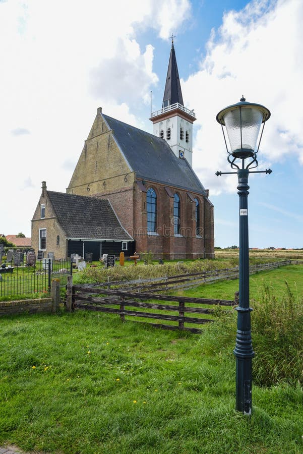 Kerkje Den Hoorn Texel Den Hoorn, Texel, the Netherlands. August 2021. the Little Church of