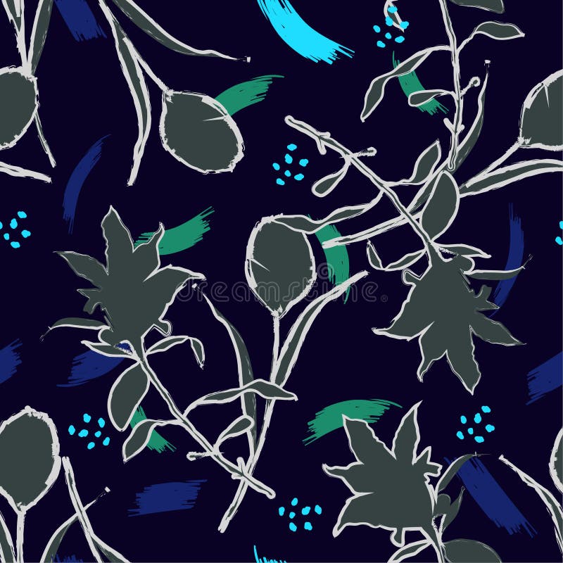 Den härliga färgrika handen skissar borstetulpanblomman med översikt s vektor illustrationer Den härliga färgrika handen skissar borstetulpanblomman med översikt s vektor illustrationer