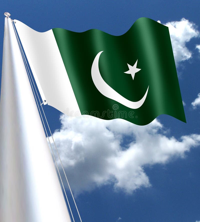 Den pakistanska nationsflaggan adopterades i dess närvarande form under ett möte av den bestånds- enheten på Augusti 11, 1947, ju royaltyfri illustrationer Den pakistanska nationsflaggan adopterades i dess närvarande form under ett möte av den bestånds- enheten på Augusti 11, 1947, ju royaltyfri illustrationer