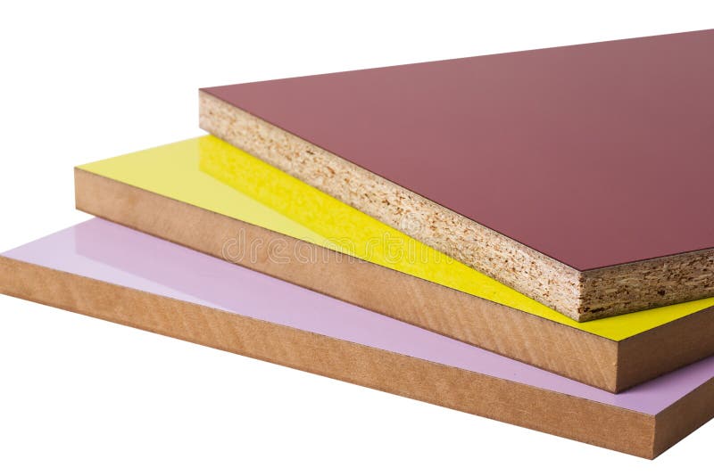 Den pläterade particleboardträflismaterialet används i möblemanget ind royaltyfri bild Den pläterade particleboardträflismaterialet används i möblemanget ind royaltyfri bild