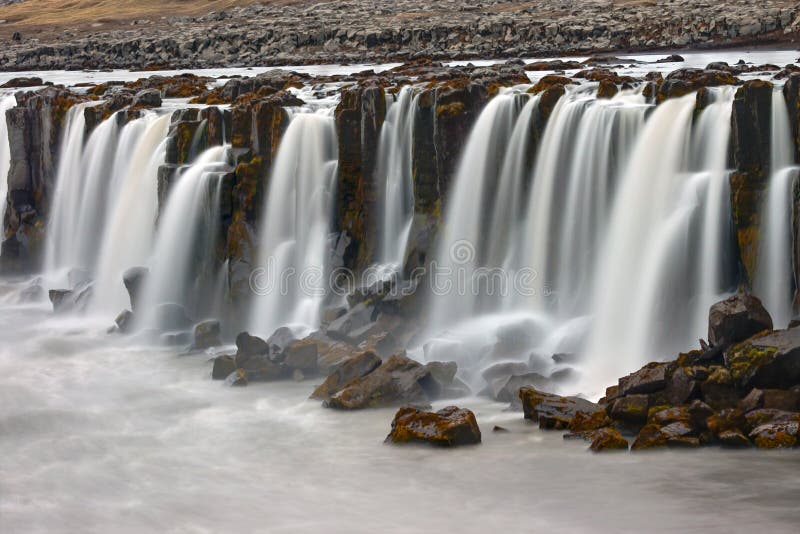 Den Selfoss vattenfallet i Island royaltyfri fotografi Den Selfoss vattenfallet i Island royaltyfri fotografi