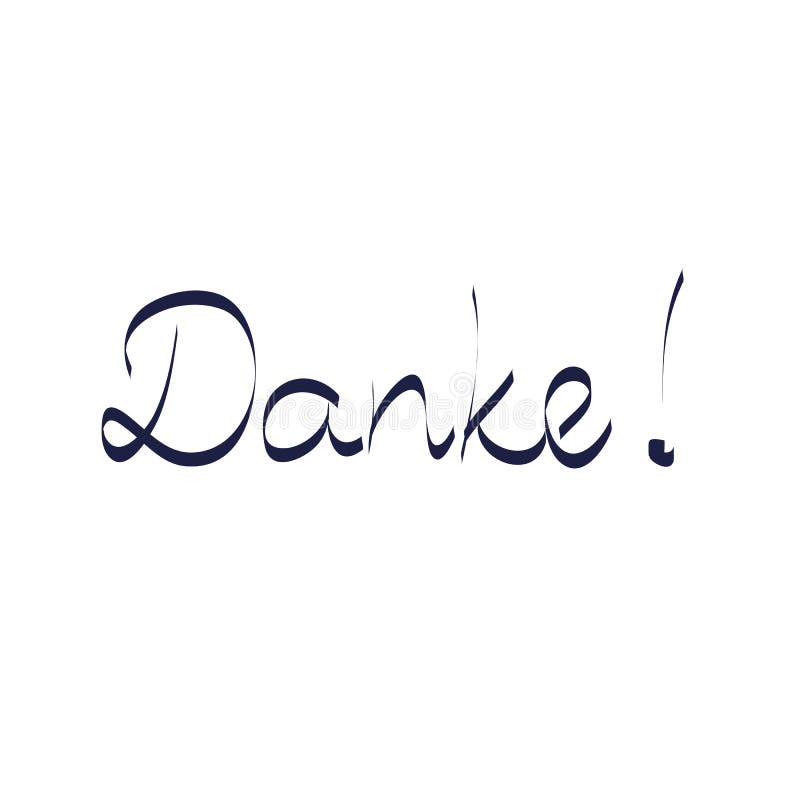 Den tyska textDanke översättningen tackar dig utdragen bokstäver för kalligrafiinskrifthanden royaltyfri illustrationer Den tyska textDanke översättningen tackar dig utdragen bokstäver för kalligrafiinskrifthanden royaltyfri illustrationer