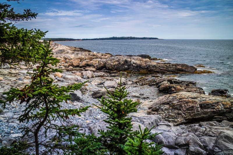 Den älskvärda Duck Harbor Isle auen Haut i Acadianationalparken, Maine royaltyfri foto Den älskvärda Duck Harbor Isle auen Haut i Acadianationalparken, Maine royaltyfri foto