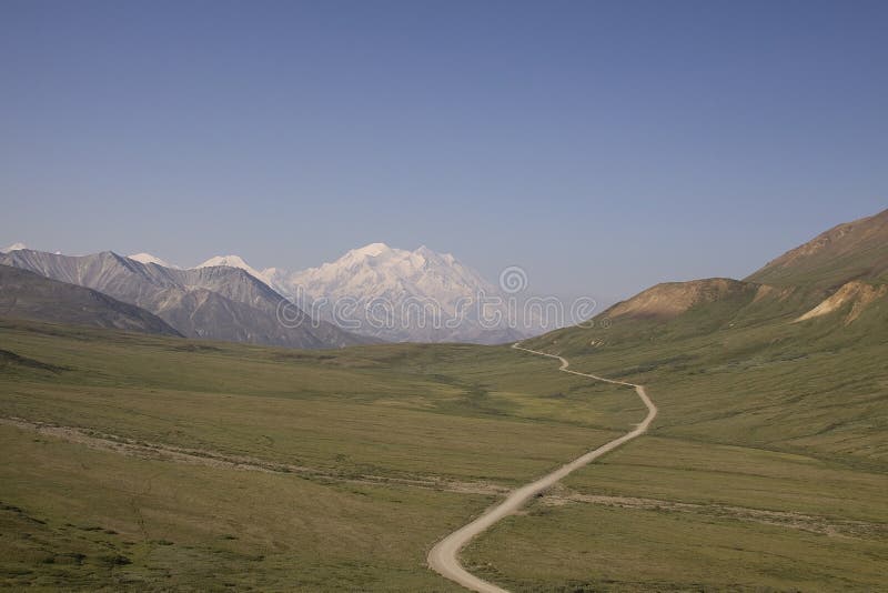 Denali Park Road royalty free stock photo Denali Park Road royalty free stock photo
