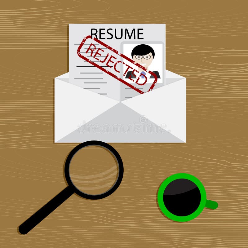 Denial of employment royalty free illustration Denial of employment royalty free illustration