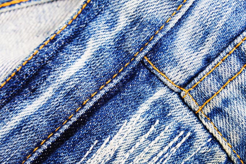 Denim Jeans Background with Seam of Jeans Fashion Design. Stock Photo ...