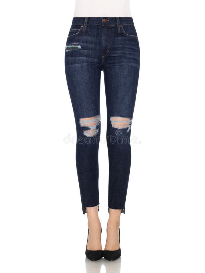 Denim Jeans Denim High Waist Hose Slim Sit Jeans, Skinny Fit Jeans ...