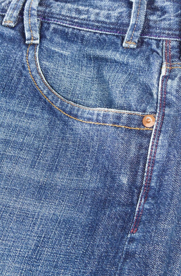 Pocket Knife in Jeans Pocket Stock Image Image of fabric, detail 643899