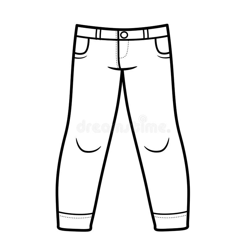 Pants coloring page  Free Printable Coloring Pages