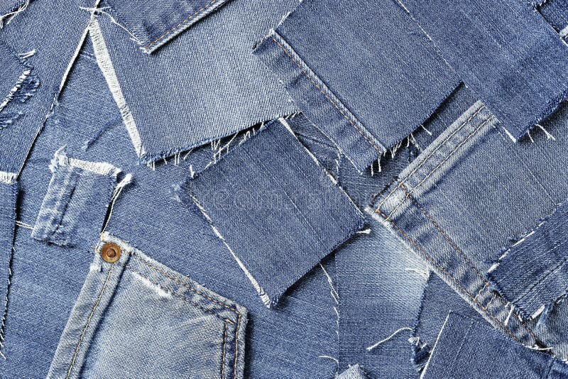 Denim patches background stock photo. Image of clothing - 140672254