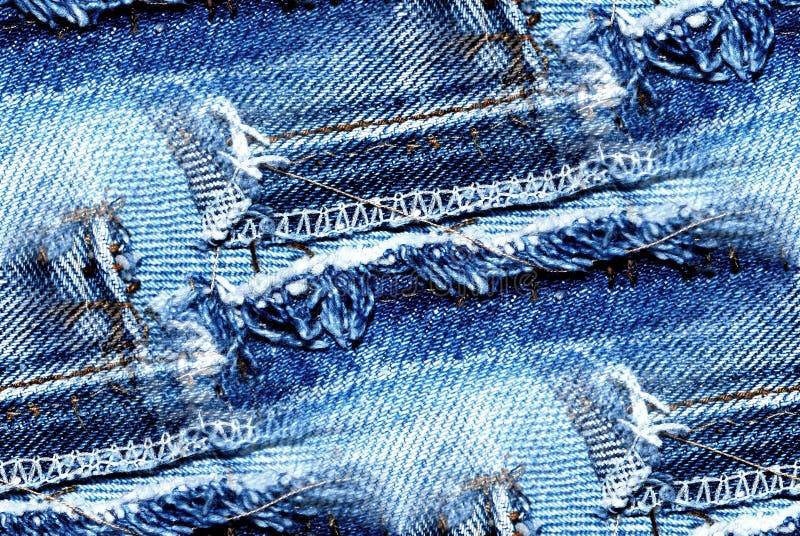 Denim Texture - Seamless Background Stock Illustration - Illustration ...