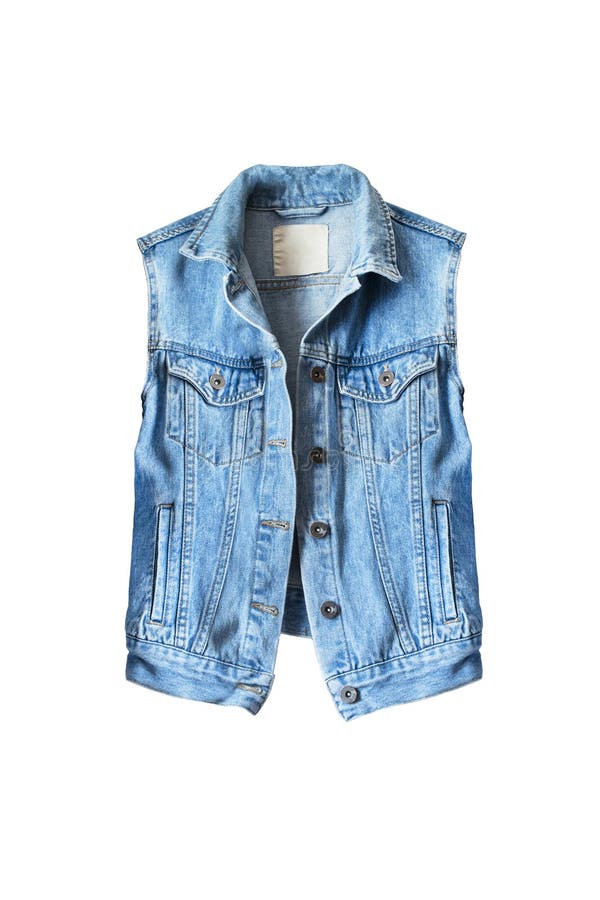 Denim vest stock image. Image of chap, abdomen, jeans, cucifix 478275