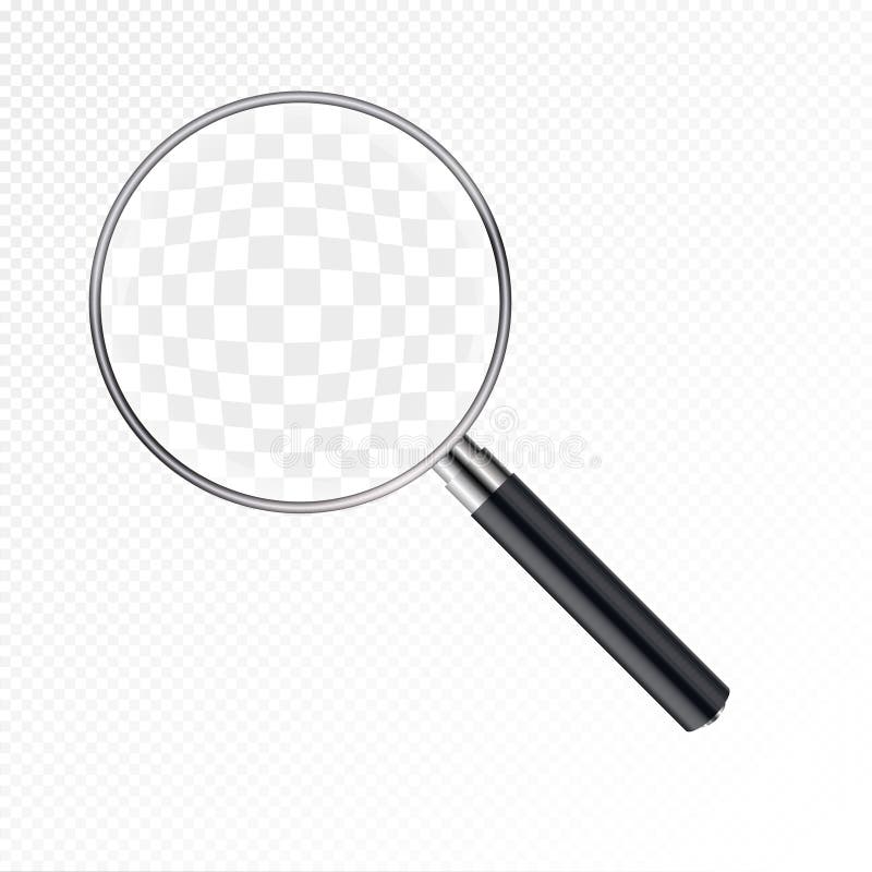 Denna är mappen av formatet EPS10 Förstora zoomhjälpmedelsymbolen Isolerat optiskt tecken för affärsinstrument royaltyfri illustrationer