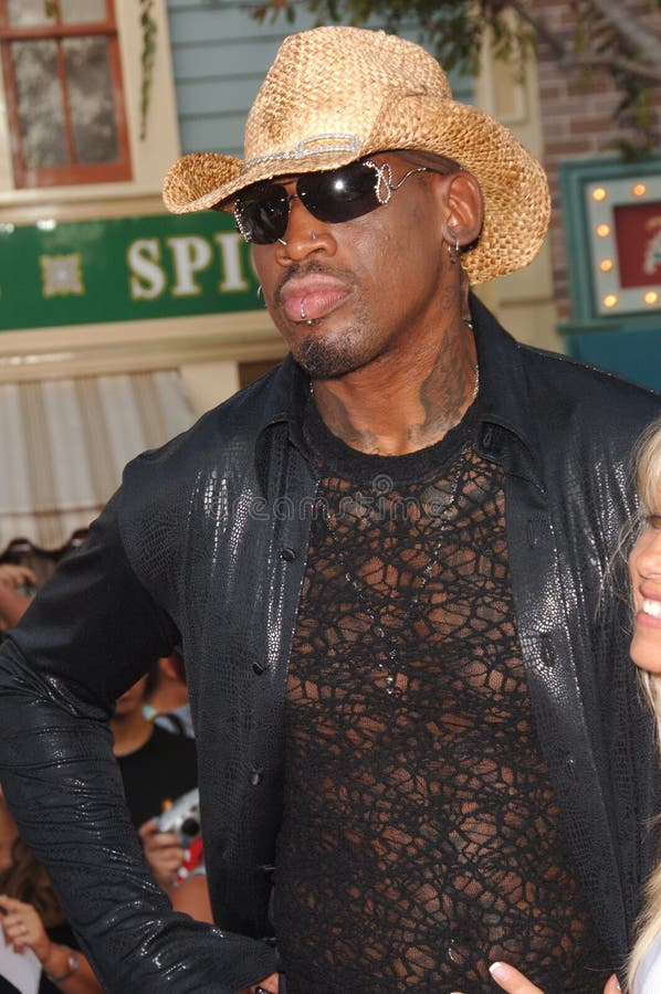 DENNIS RODMAN at the world premiere of Pirates of the Caribbean: Dead Man's Chest at Disneyland, CA. June 24, 2006 Anaheim, CA 2006 Paul Smith / Featureflash