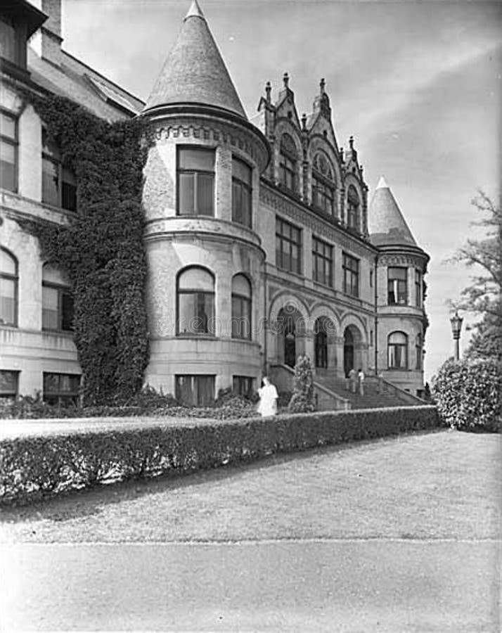 Denny Hall Front Entrance, The First Building On The Present University