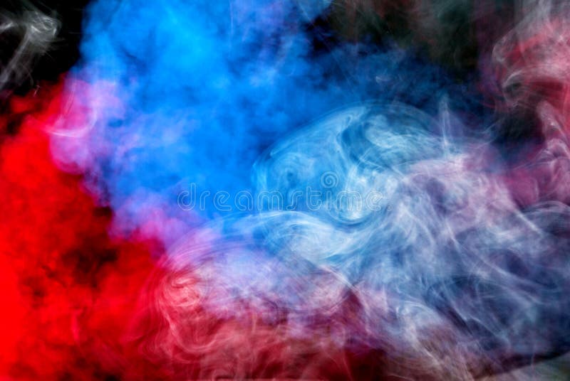 red smoke or steam on a black background for wallpapers and backgrounds  Stock Photo