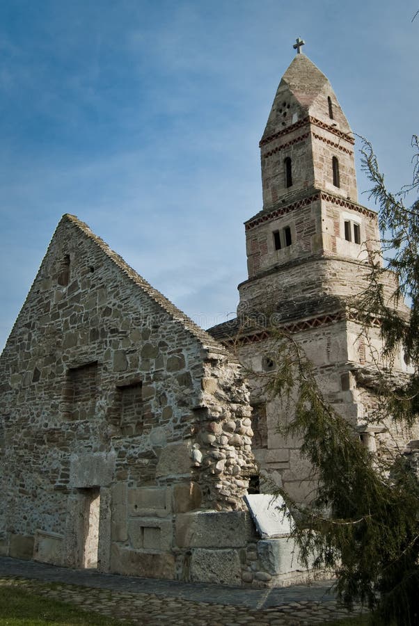 Densus church, made of stone