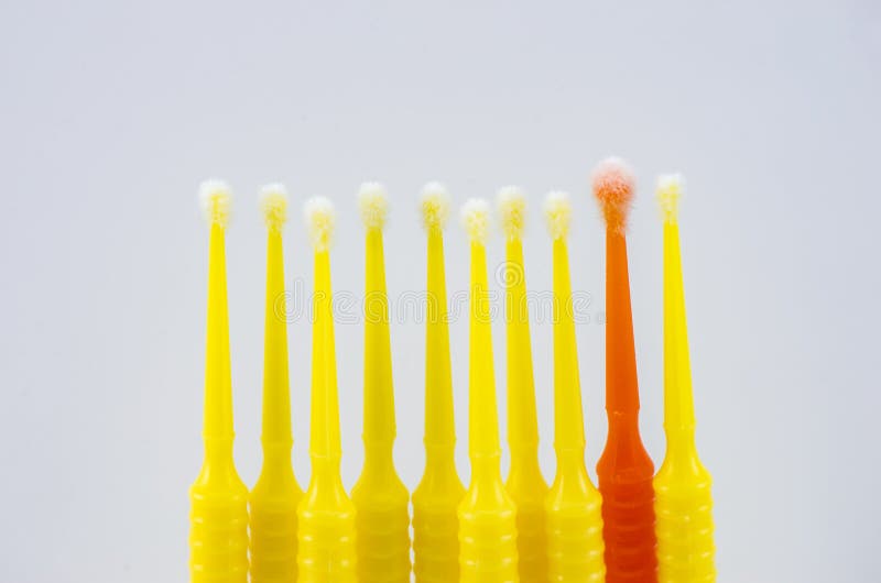 Dental Applicators of Different Sizes Stock Photo Image of eyelash