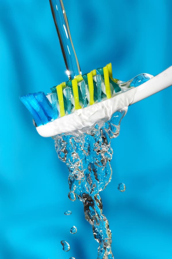 Dental brush stock photography