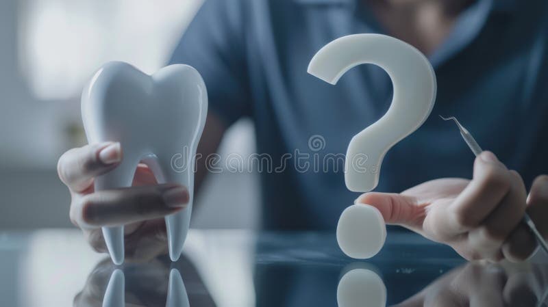 Dental Care DecisionAI generiertes Bild lizenzfreie stockfotos
