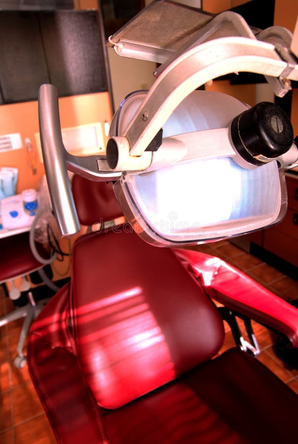 Dental chair and lamp