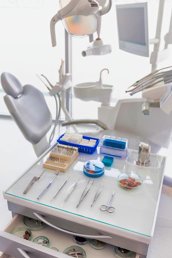 Dental Clinic and Dental Instruments Stock Image Image of cleaning