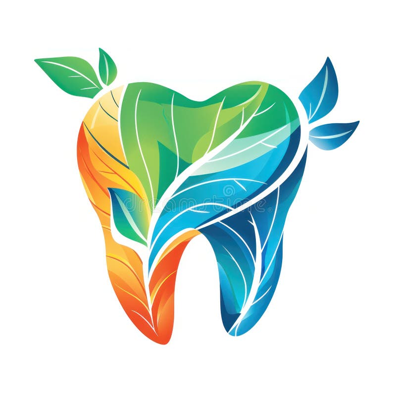 Dental Clinic Logo Design AI Generated Stock Illustration
