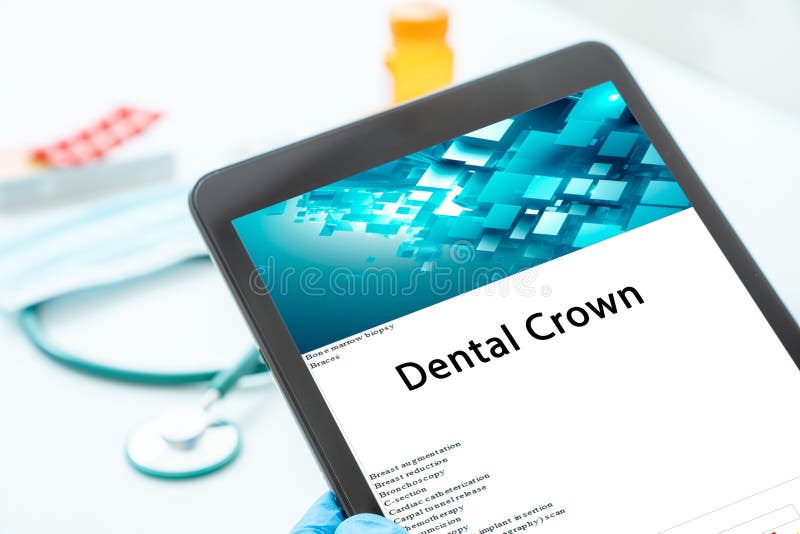 Dental Crown Medical Procedures a Procedure that Involves Placing a Cap