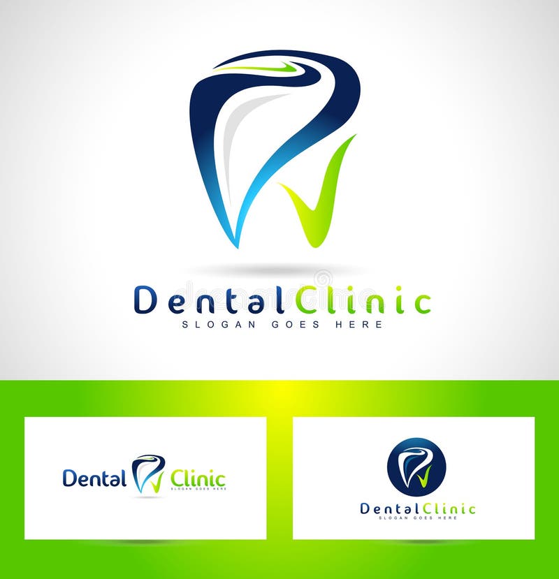 Dental Dentist Logo Design royalty free illustration Dental Dentist Logo Design royalty free illustration
