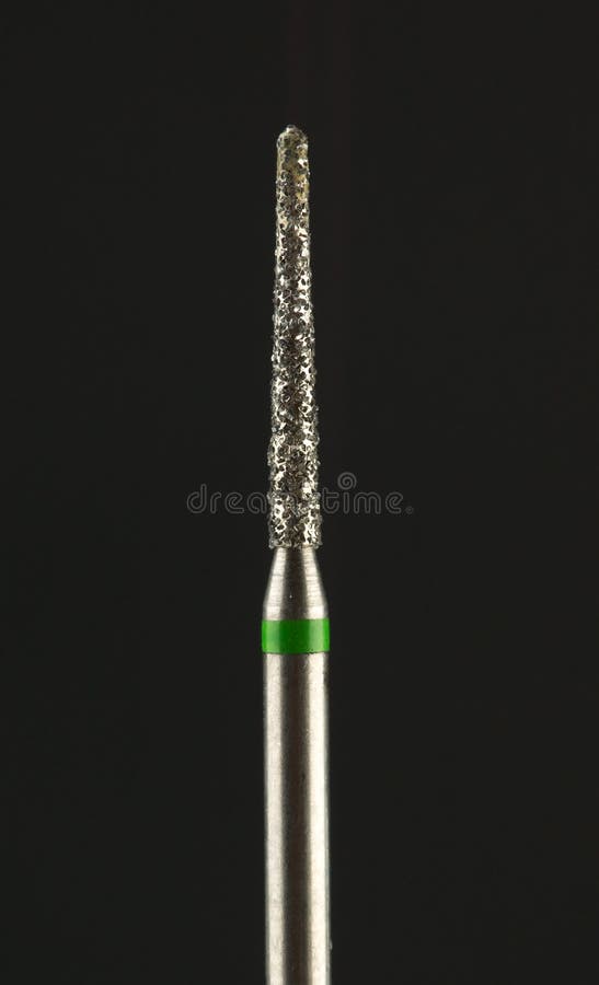Dental diamond drill stock image. Image of handpiece 99112107