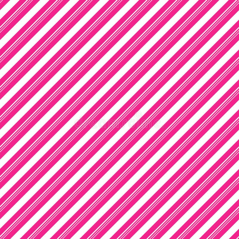 Diagonal candy cane stripes repeating pattern design. Peppermint stripes illustrations