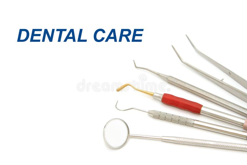 Dental Equipment Tools for Teeth Dental Care Stock Photo Image of steel, handle 40660846