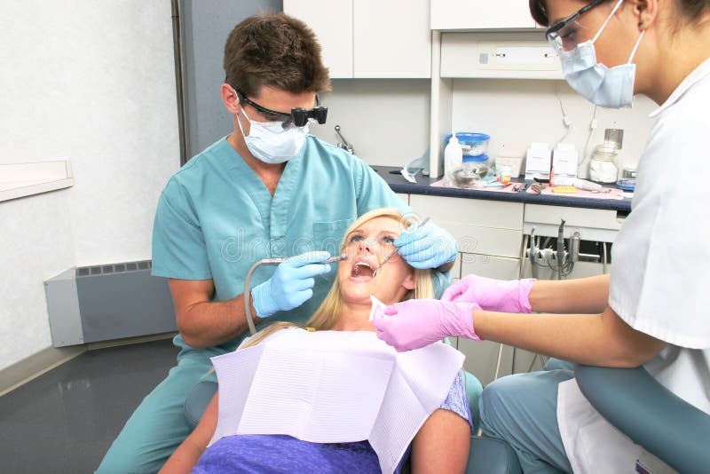 Dental exam stock photo. Image of dentist, mouth, hygiene 18532854