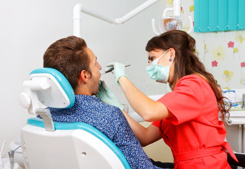 Dental examination stock photo. Image of hygiene, equipment 56195476
