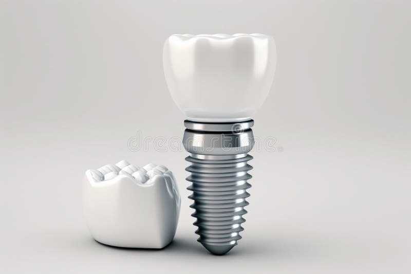 Dental Implant Model of Molar Tooth As a Concept of Implantation Teeth