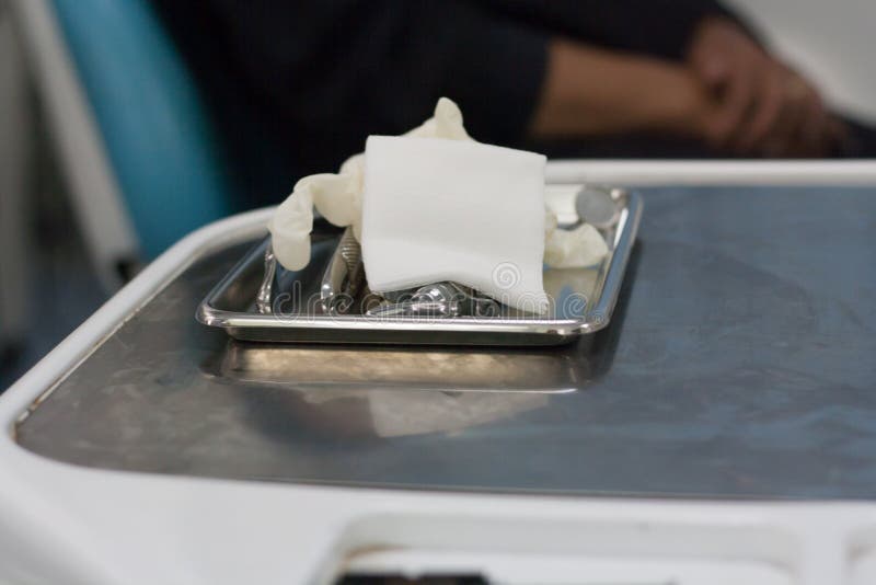 Dental Instruments Placed on the Tray. Stock Image Image of hospital