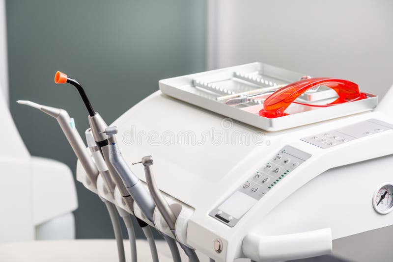 Dental instruments and tools at dentists office stock photo Dental instruments and tools at dentists office stock photo