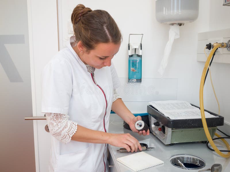 Dental Lab stock image. Image of mould, dentist, embed 92334801