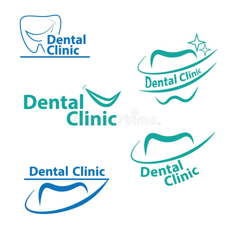 Dental Logo  Dentist Logo. Dental Clinic Creative Company  Vector Logo. Stock Vector - Illustration of advertising, corporate:  100325760