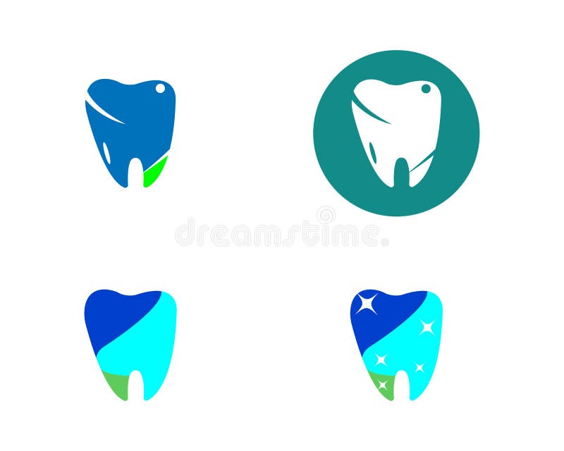 Dental Logo Template Vector Stock Illustration - Illustration of clinic