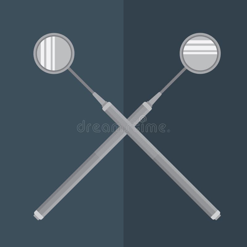 Dental mirror stock illustration. Illustration of cooncept 44658520