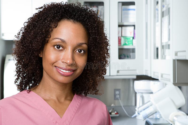Dental nurse stock photo