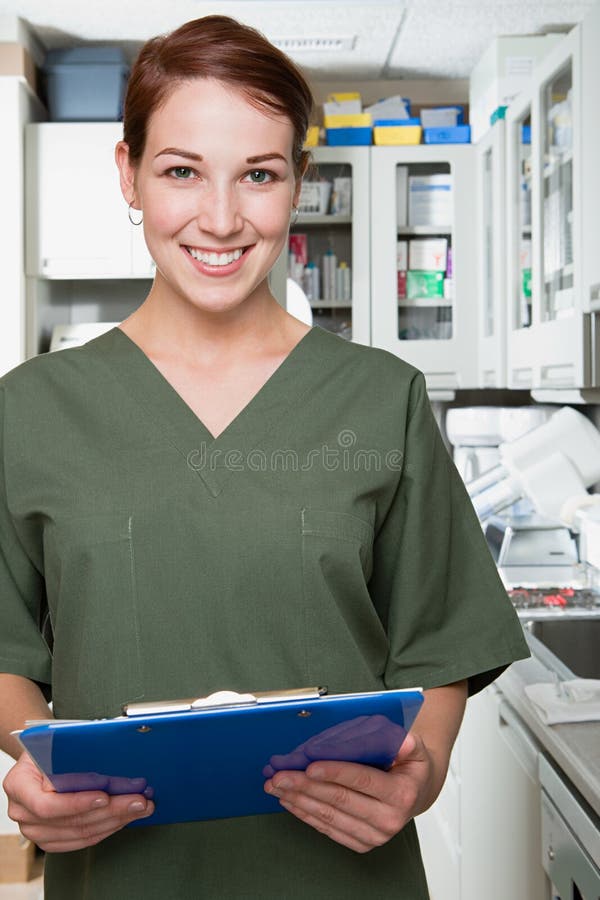 Dental nurse stock photography