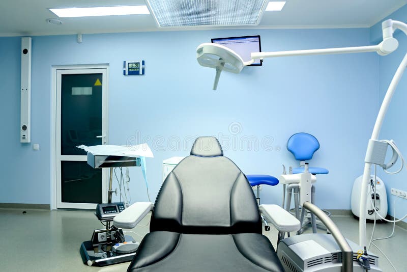 Dental operating room stock image. Image of exam, dentistry 194563899