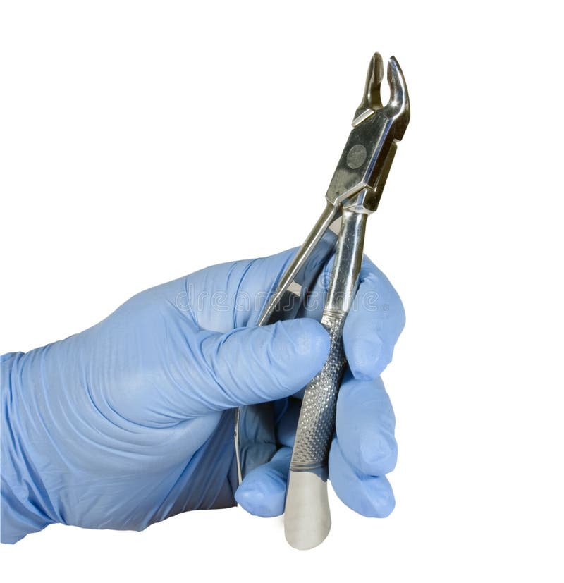 Dental Pliers Isolated with Path Stock Image Image of clipping